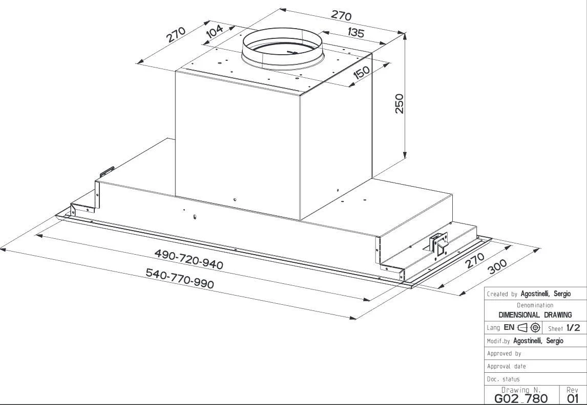 Faber Canopy Hood VICTORY-2-X-A77 - Stainless Steel - Image 4