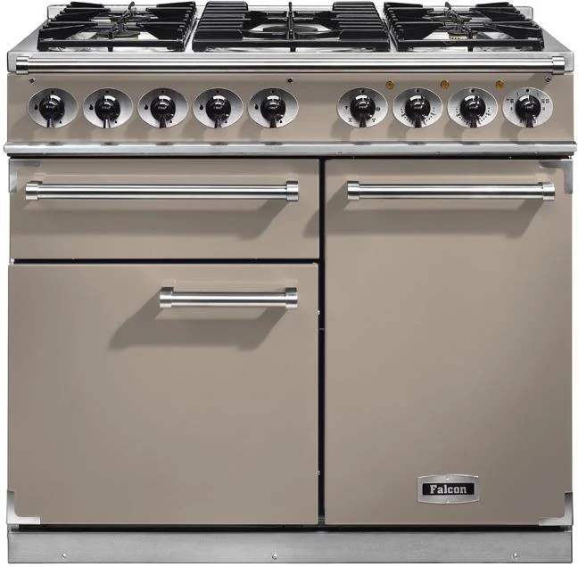 Falcon Range Cooker Dual Fuel F1000DXDFSL-NM - Slate / Nickle - Image 7