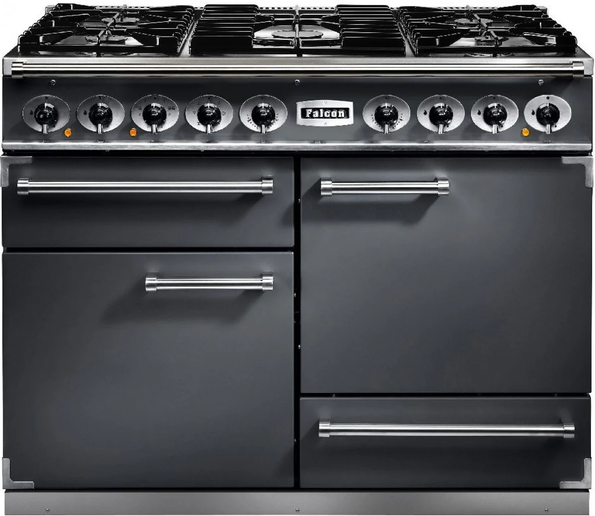 Falcon Range Cooker Dual Fuel F1092DXDFSL-NM - Slate / Nickle