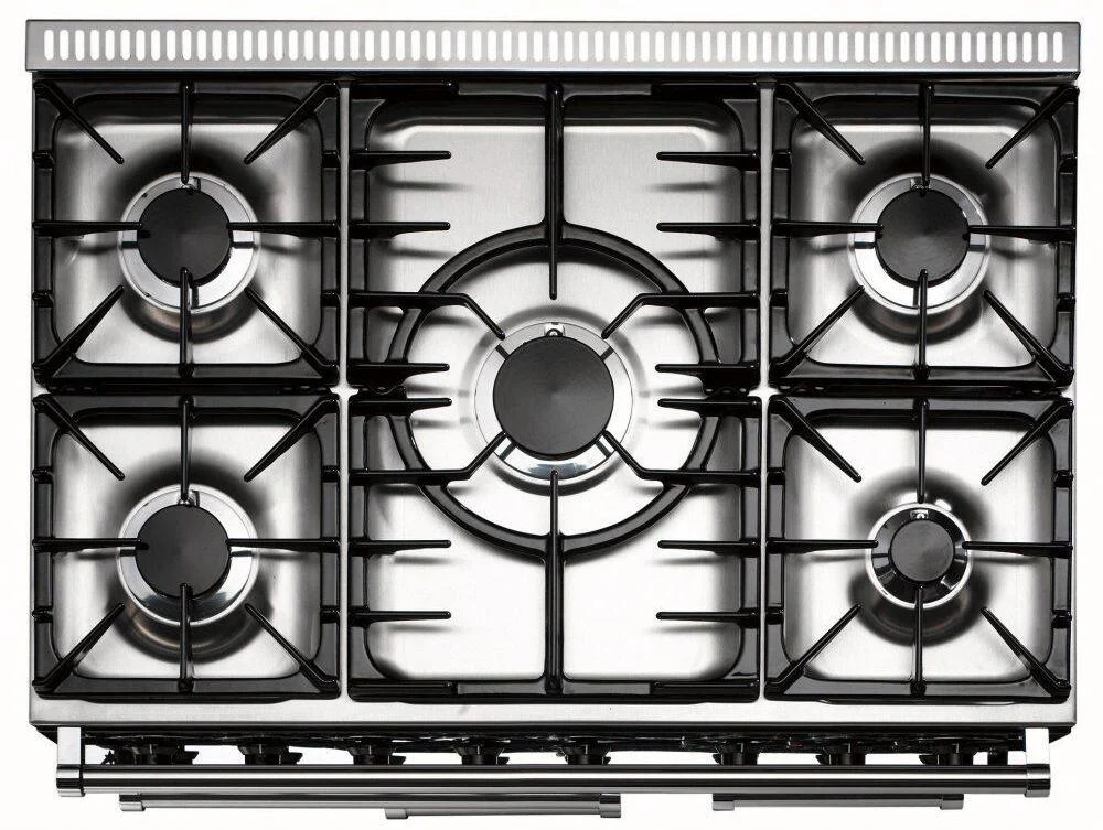 Falcon Range Cooker Dual Fuel F900DXDFSS-CM - Stainless Steel / Chrome - Image 2