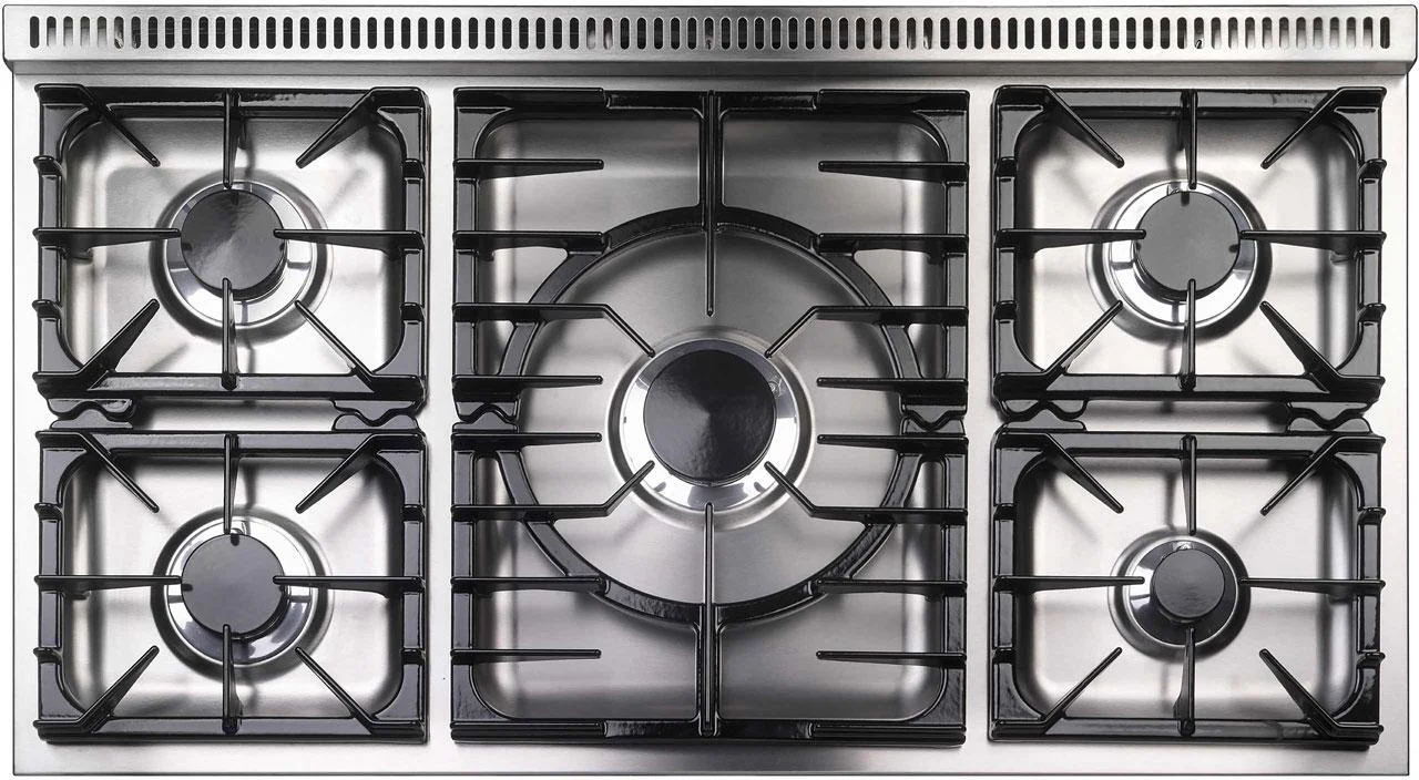 Falcon Range Cooker Dual Fuel FCON1092DFSS-CM - Stainless Steel / Chrome - Image 4