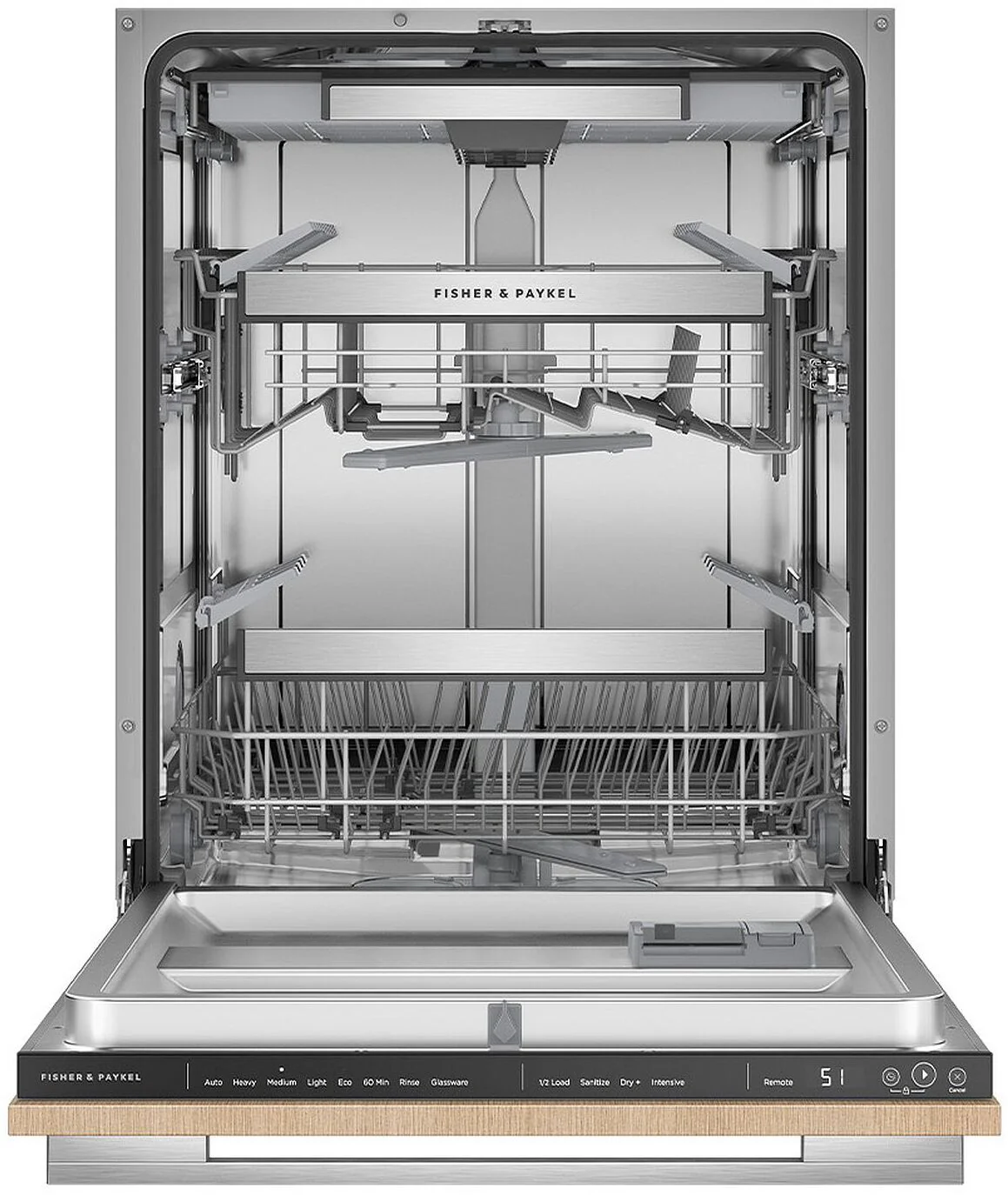 Fisher & Paykel Built In 60 Cm Dishwasher Fully DW60UT4HI2 - Fully Integrated