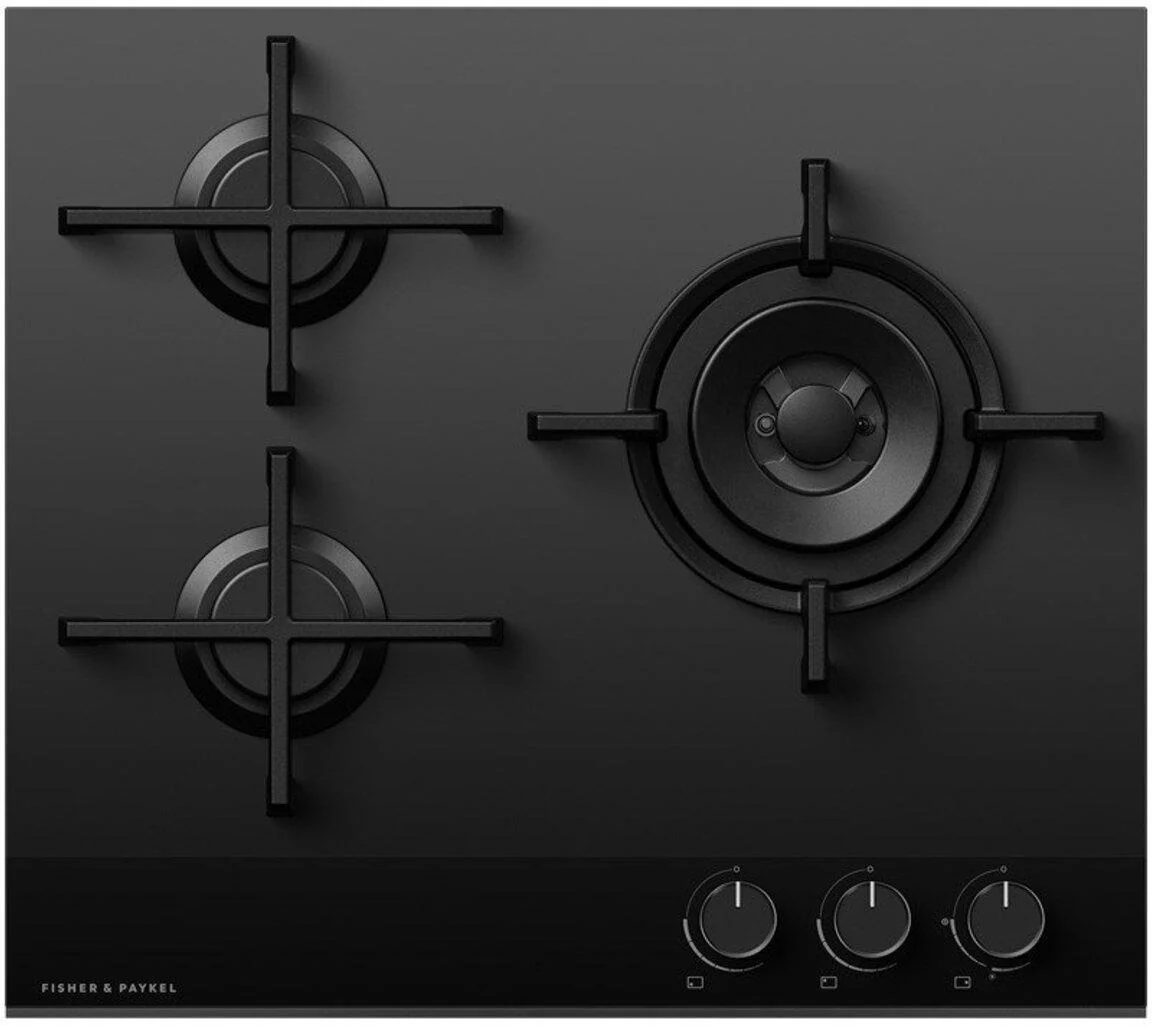 Fisher & Paykel Gas Hob CG603DLPGB4 - Black