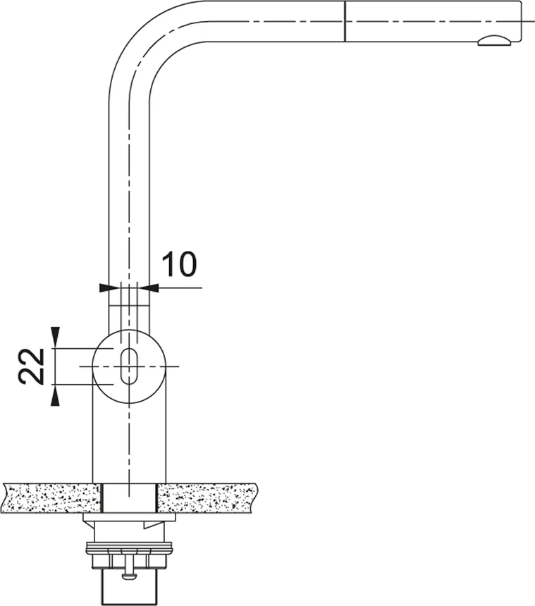 Franke Pull Out Spray Tap ATLAS-SENSOR-PULL-OUT-BK - Industrial Black - Image 2