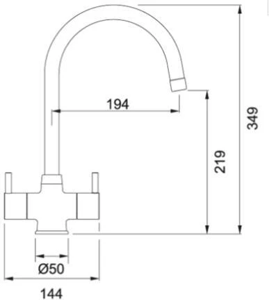 Franke Tap ATHSS - Silk Steel - Image 2