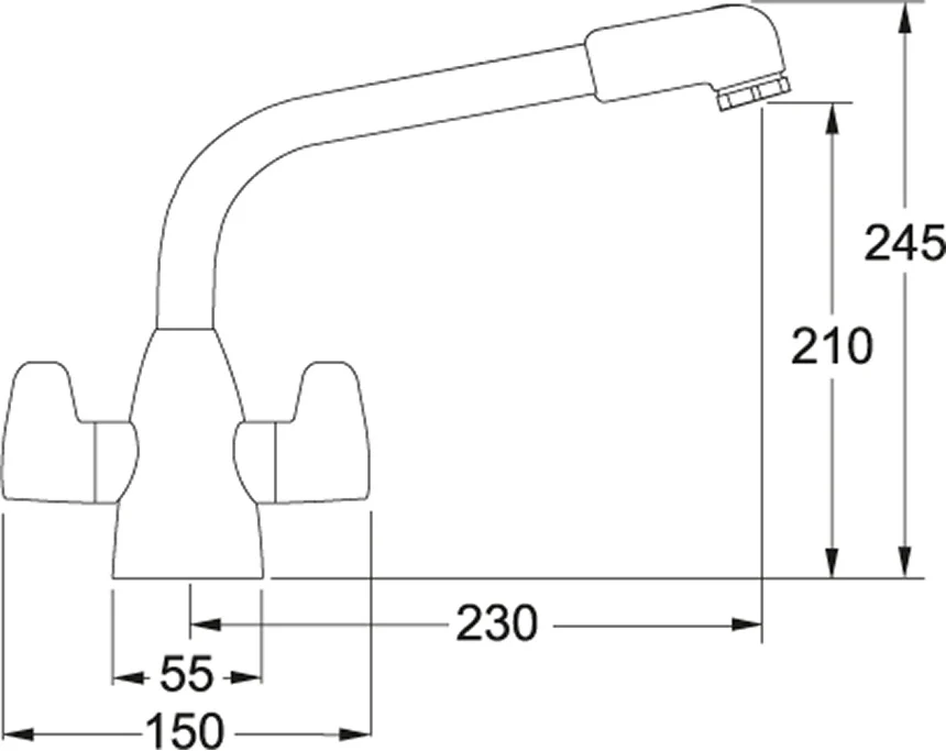 Franke Tap DAVSS - Silk Steel - Image 2