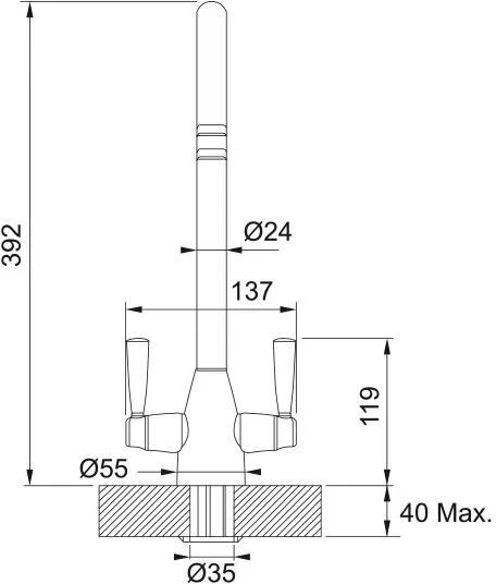Franke Tap EIGBR - Brass - Image 2