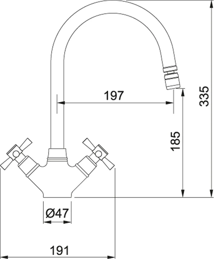 Franke Tap ROTCR - Chrome - Image 3
