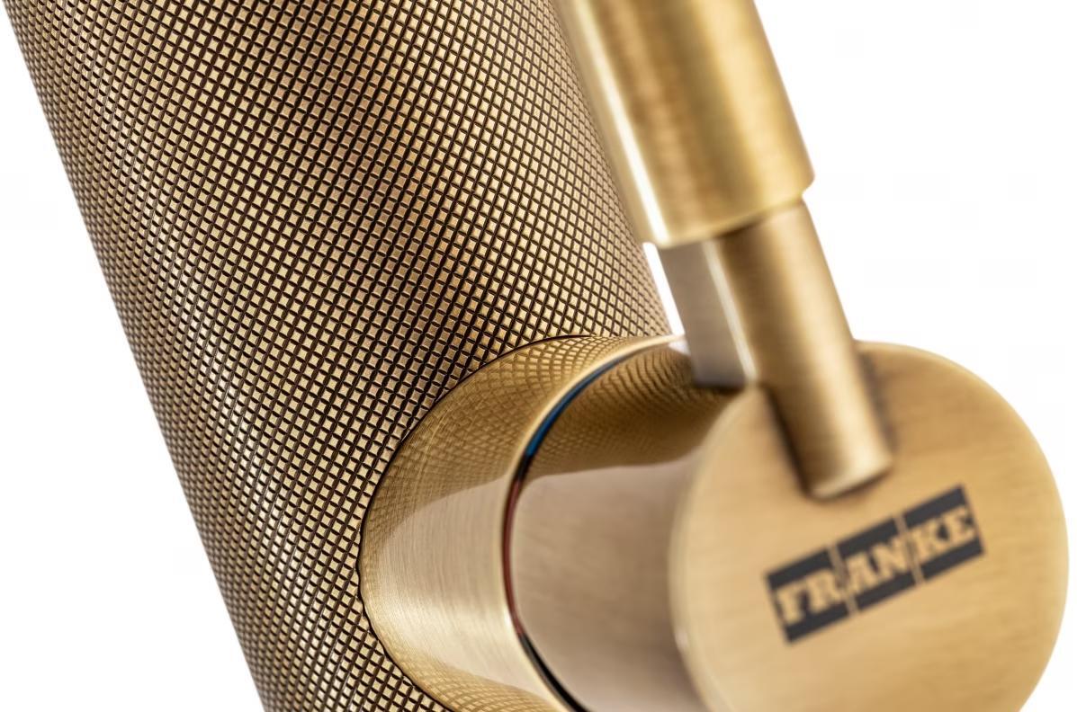 Franke Tap TESSUTO-L-SPOUT-BRASS - Brass - Image 4