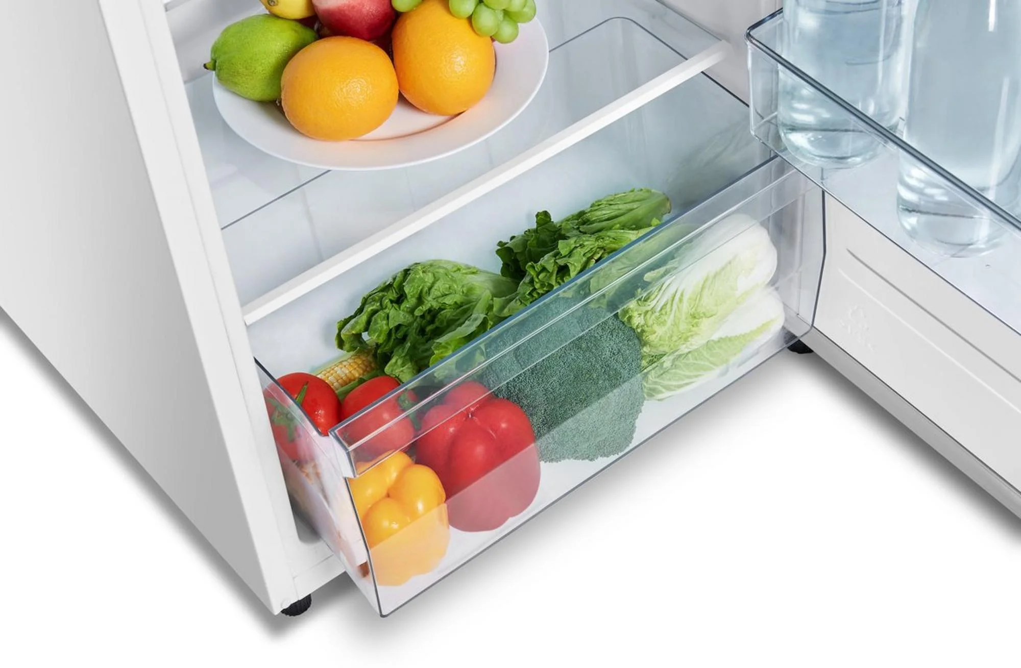 Fridgemaster Freestanding Larder Fridge MTL55242E - White - Image 7