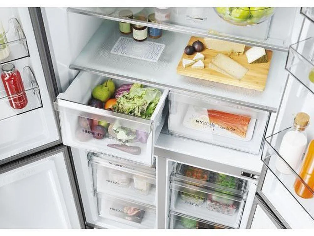 Haier Freestanding American Style Refrigeration HCR5919EHMB - Brushed Black - Image 7