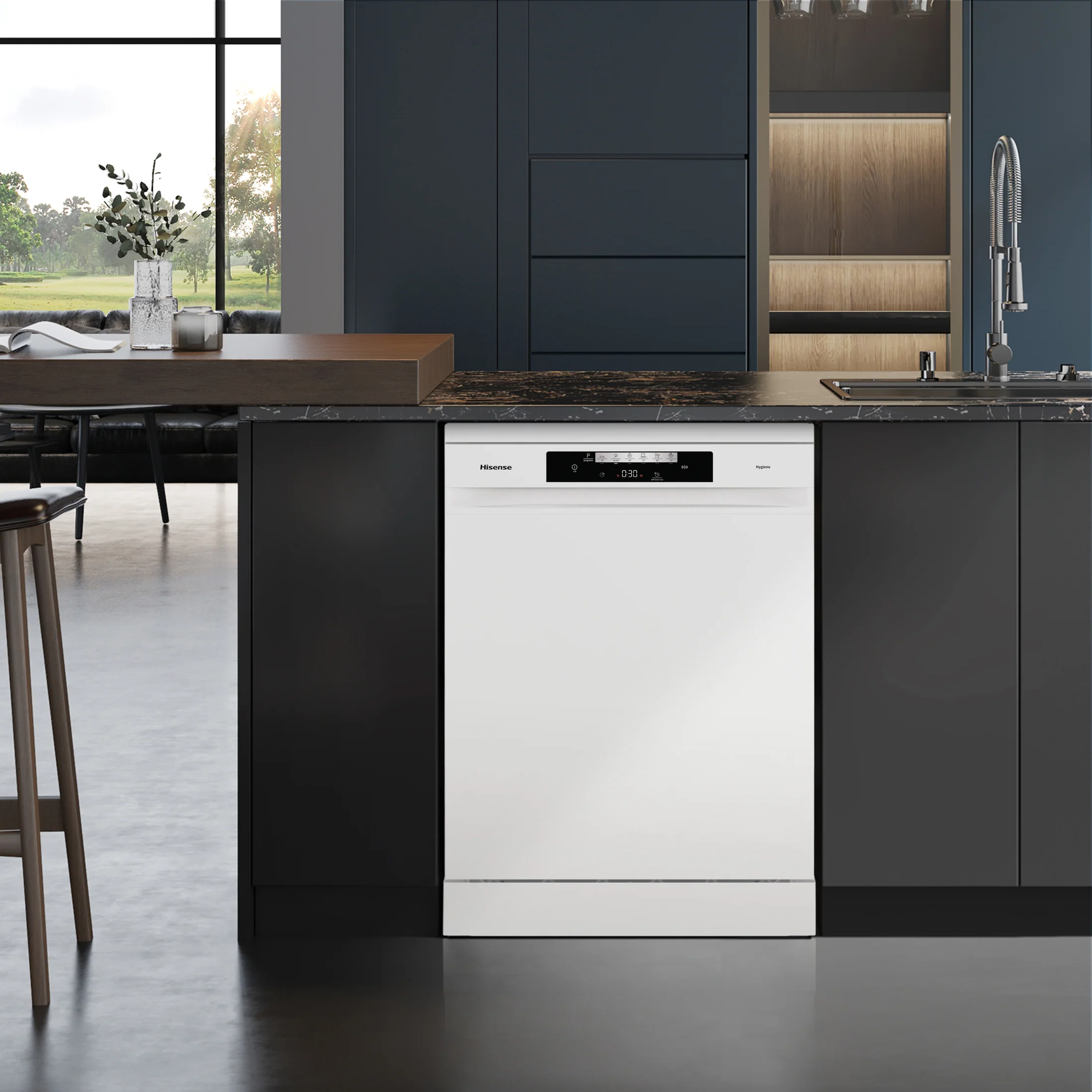Hisense Freestanding 60 Cm Dishwasher HS642D90WUK - White - Image 3