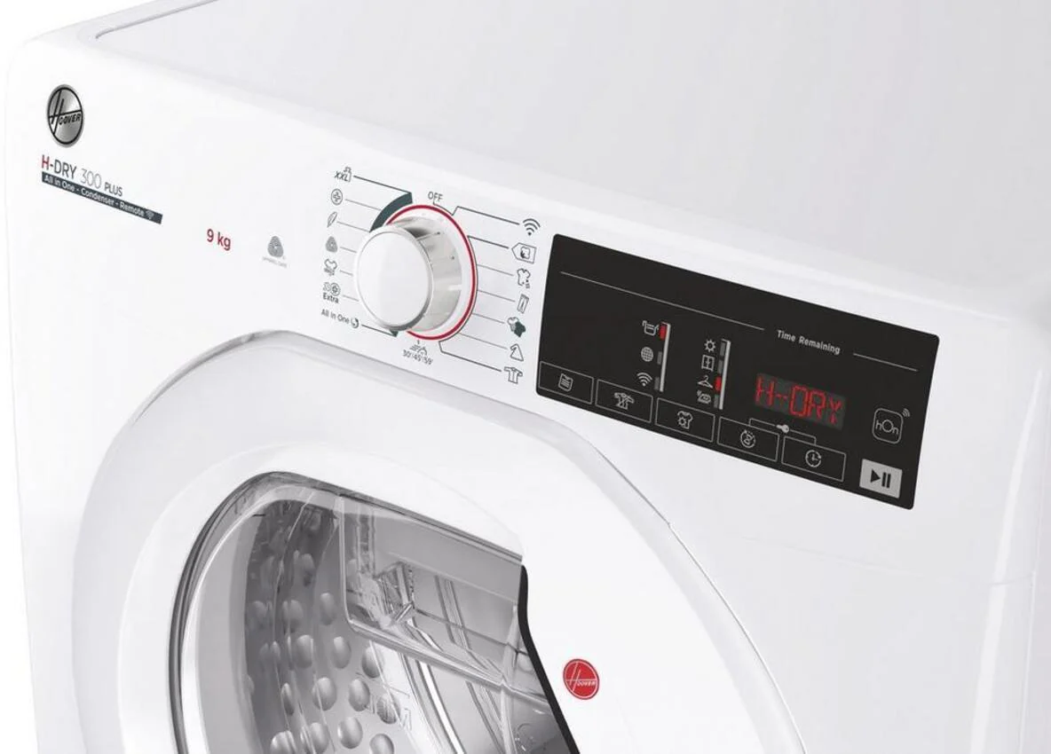Hoover Freestanding Condenser Tumble Dryer HLEC9TE - White - Image 2