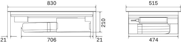 Ilve Venting Hob HVI90TCRF-BK - Black - Image 2