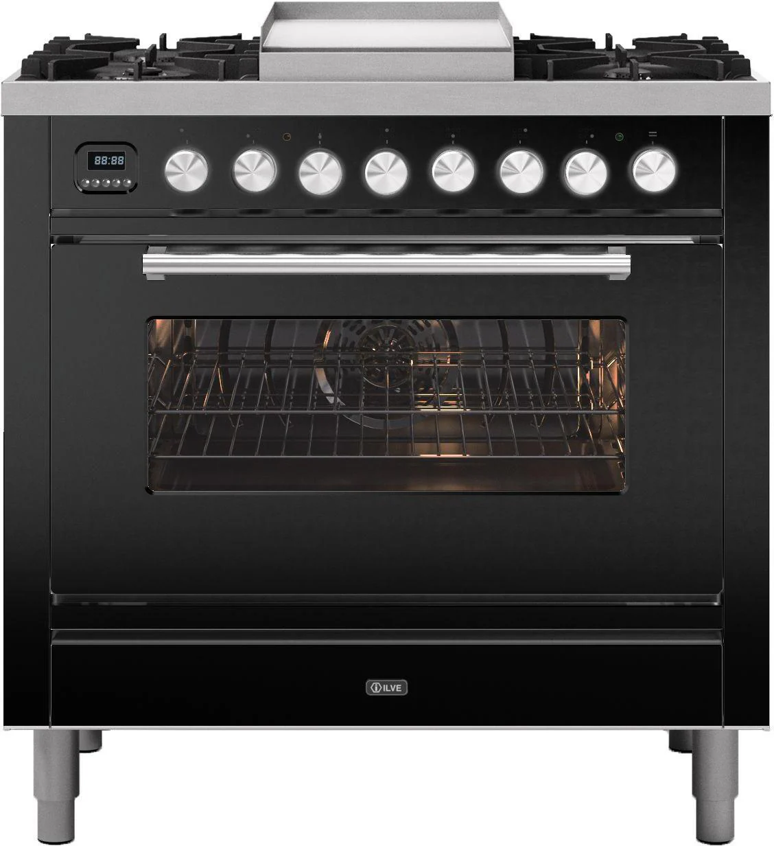 Ilve Range Cooker Dual Fuel P09FWE3 - Various Colours - Image 2