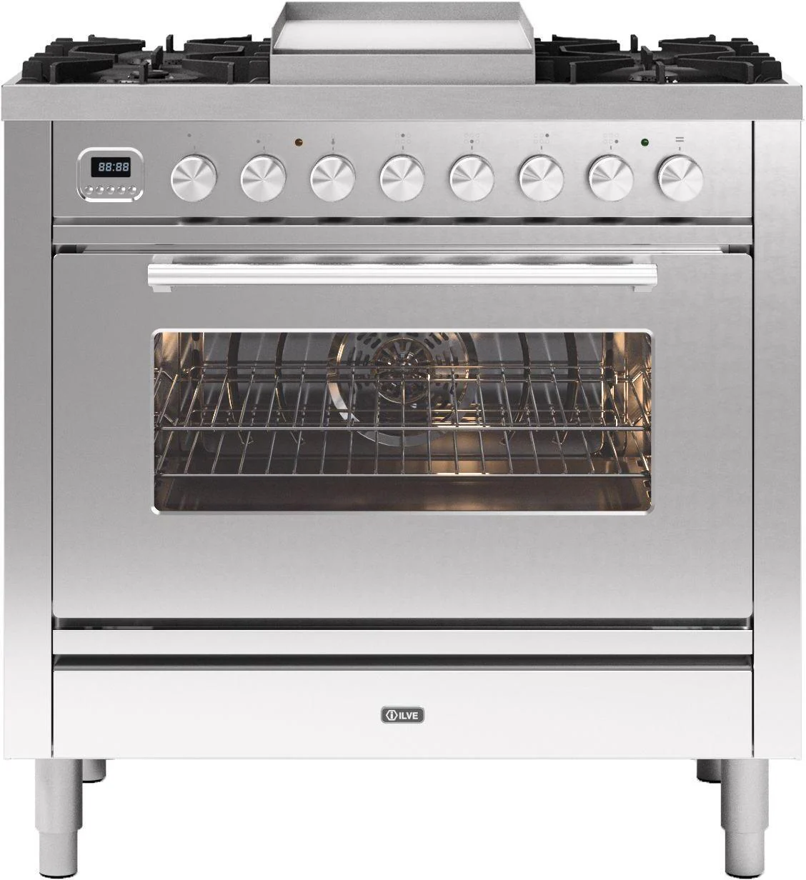 Ilve Range Cooker Dual Fuel P09FWE3 - Various Colours - Image 3