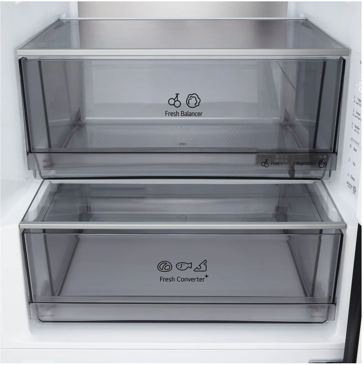 LG Freestanding Fridge Freezer Frost Free GBBS524CEV - Essense Black Steel - Image 6