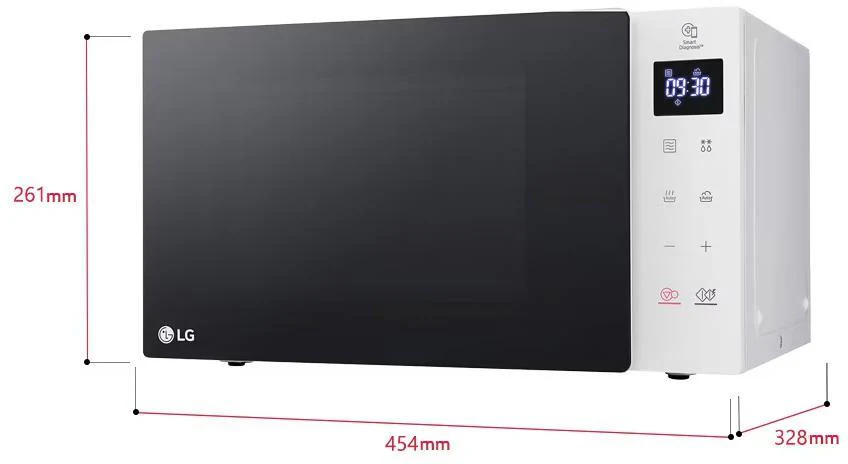 LG Microwave MS2032GASW - White - Image 9