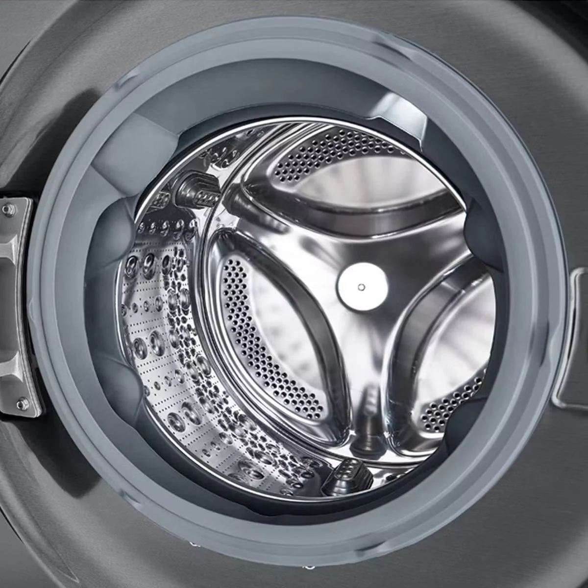 LG Freestanding Washer Dryer WT1210BBTN1 - Platinum Black - Image 8