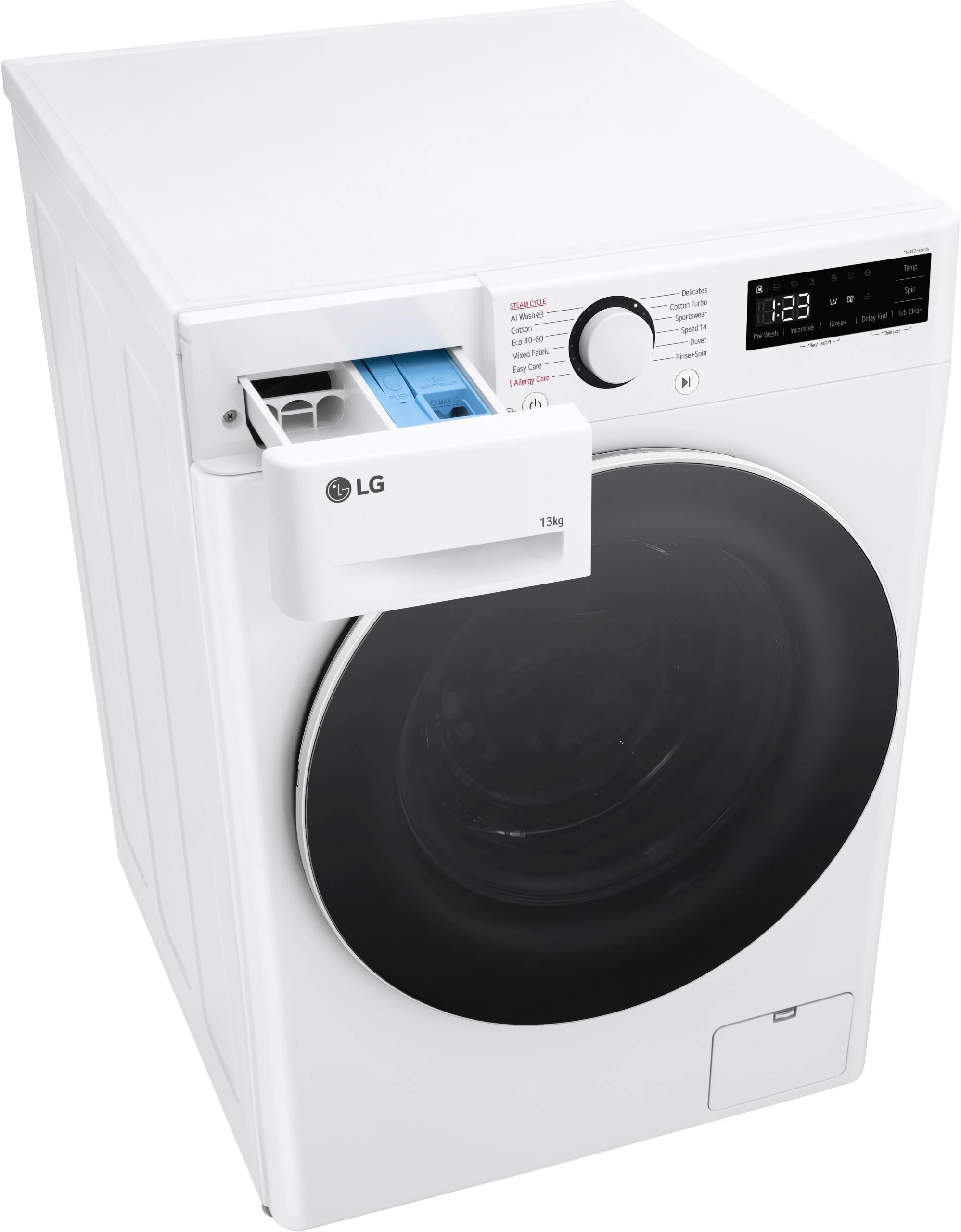 LG Freestanding Washing Machine F4Y513WWLN1 - White - Image 7