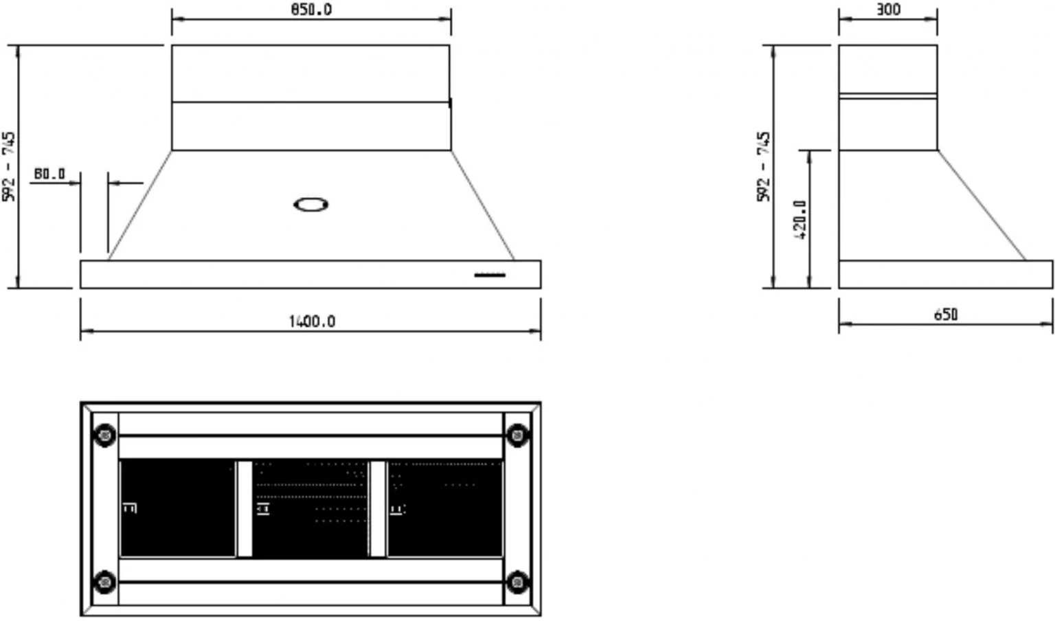 Lacanche Wall Mounted Hood FMH1400S - Various Colours - Image 12