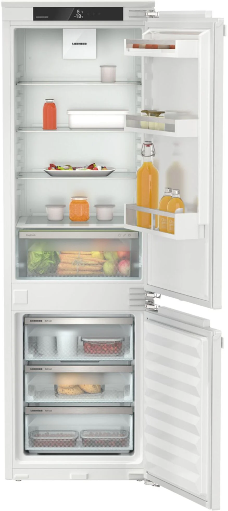 Liebherr Built In Fridge Freezer Frost Free ICNC5103 - Fully Integrated