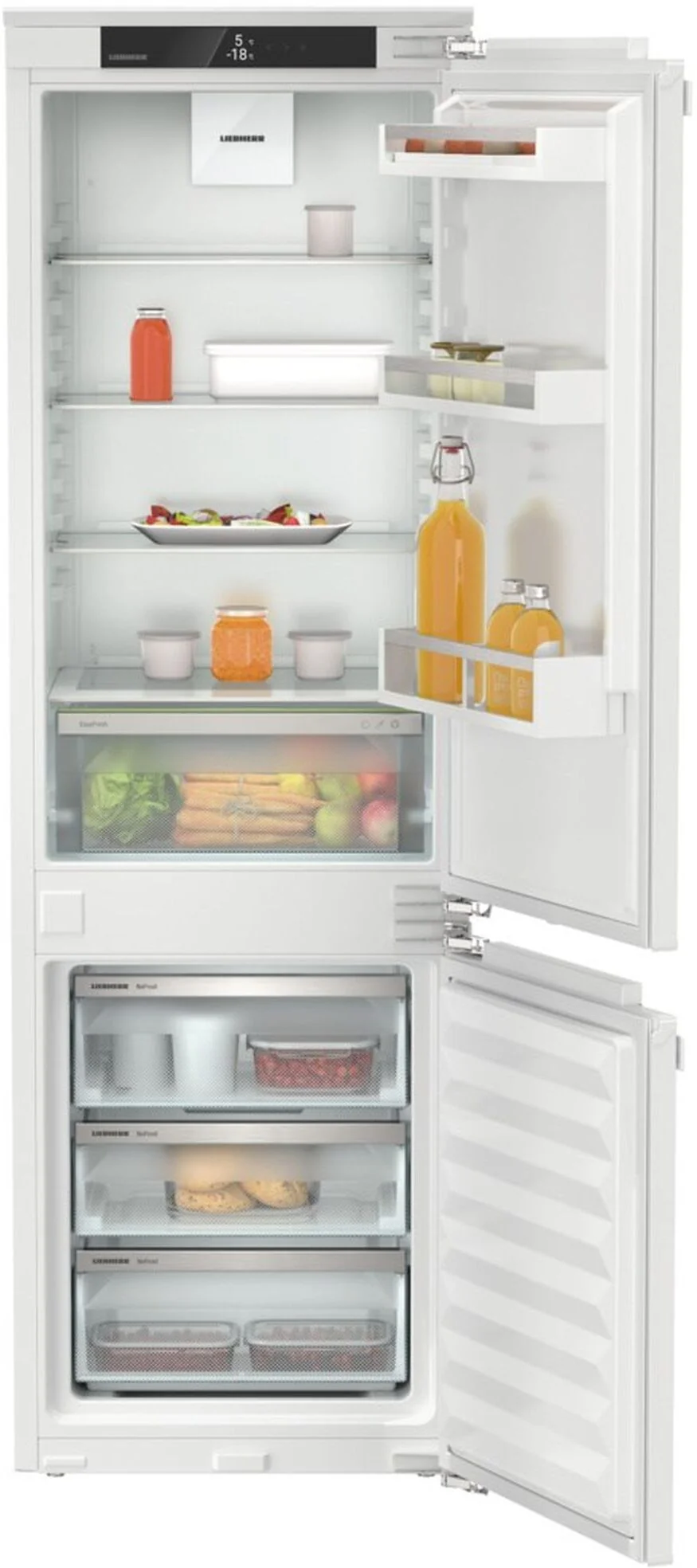 Liebherr Built In Fridge Freezer Frost Free ICNE5103 - Fully Integrated