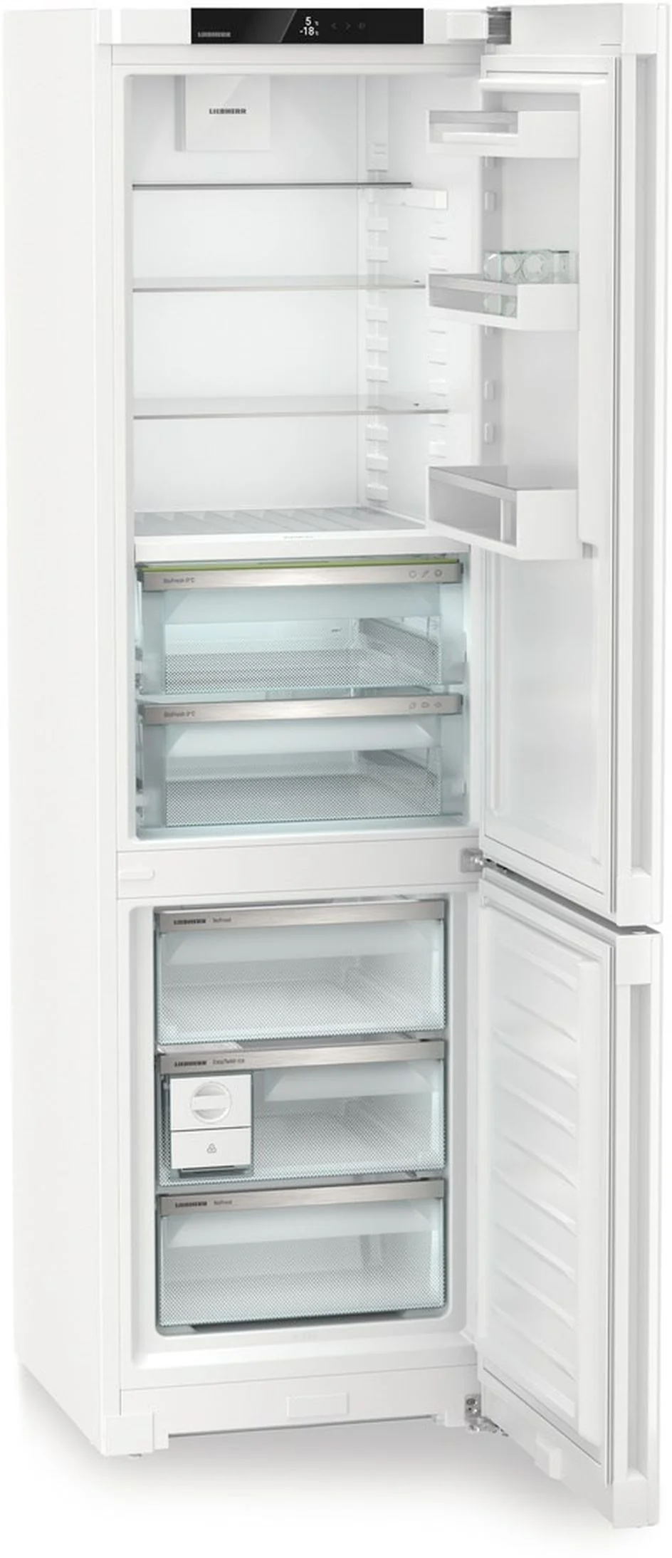 Liebherr Freestanding Fridge Freezer Frost Free CBNA572I - White - Image 4