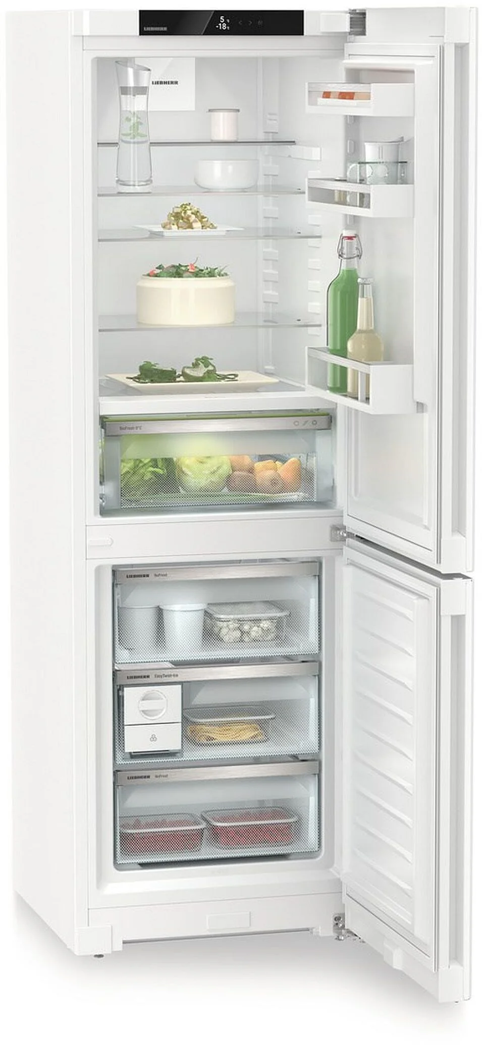 Liebherr Freestanding Fridge Freezer Frost Free CBNC5223 - White - Image 2