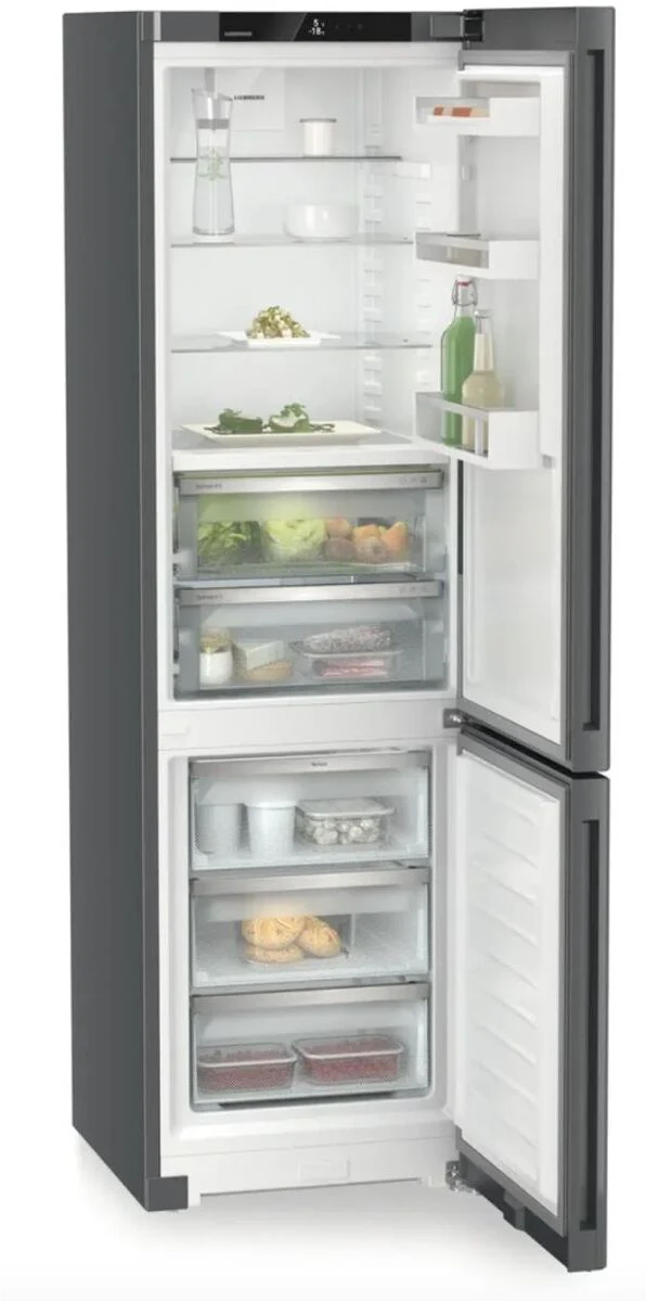 Liebherr Freestanding Fridge Freezer Frost Free CBNDGC5723 - Dark Grey - Image 3