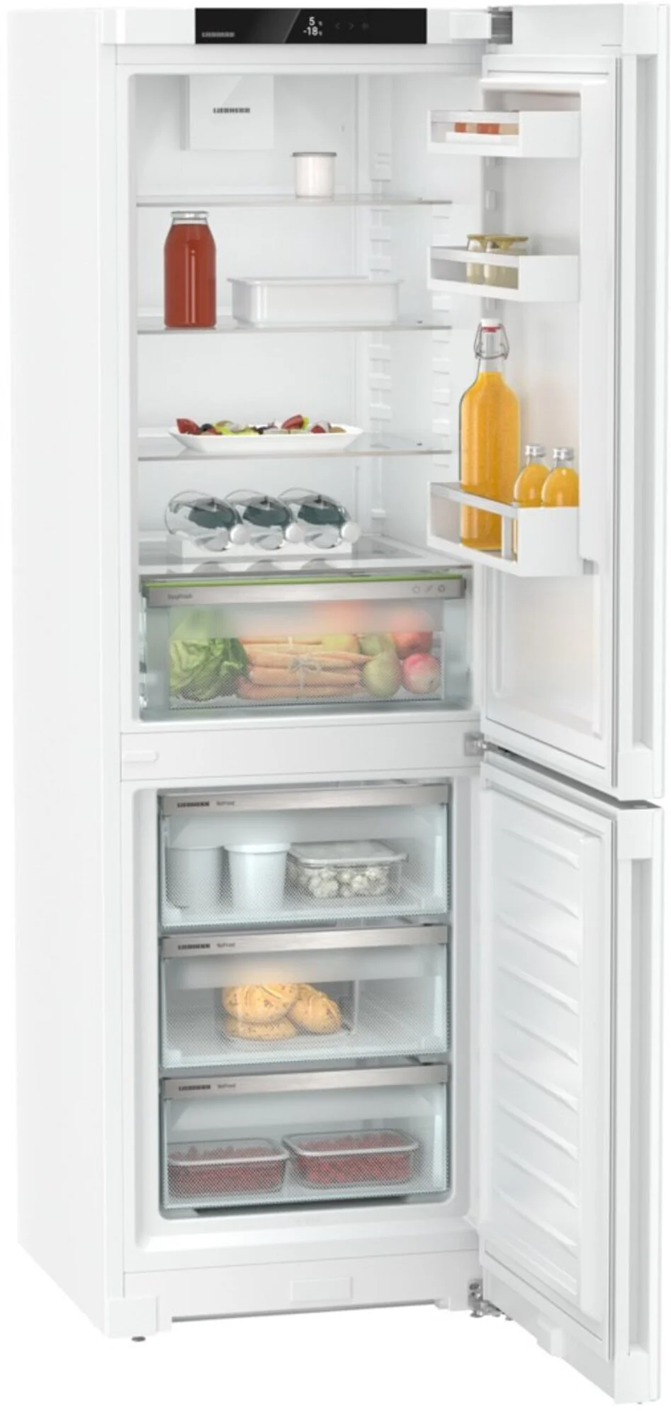 Liebherr Freestanding Fridge Freezer Frost Free CND5203 - White