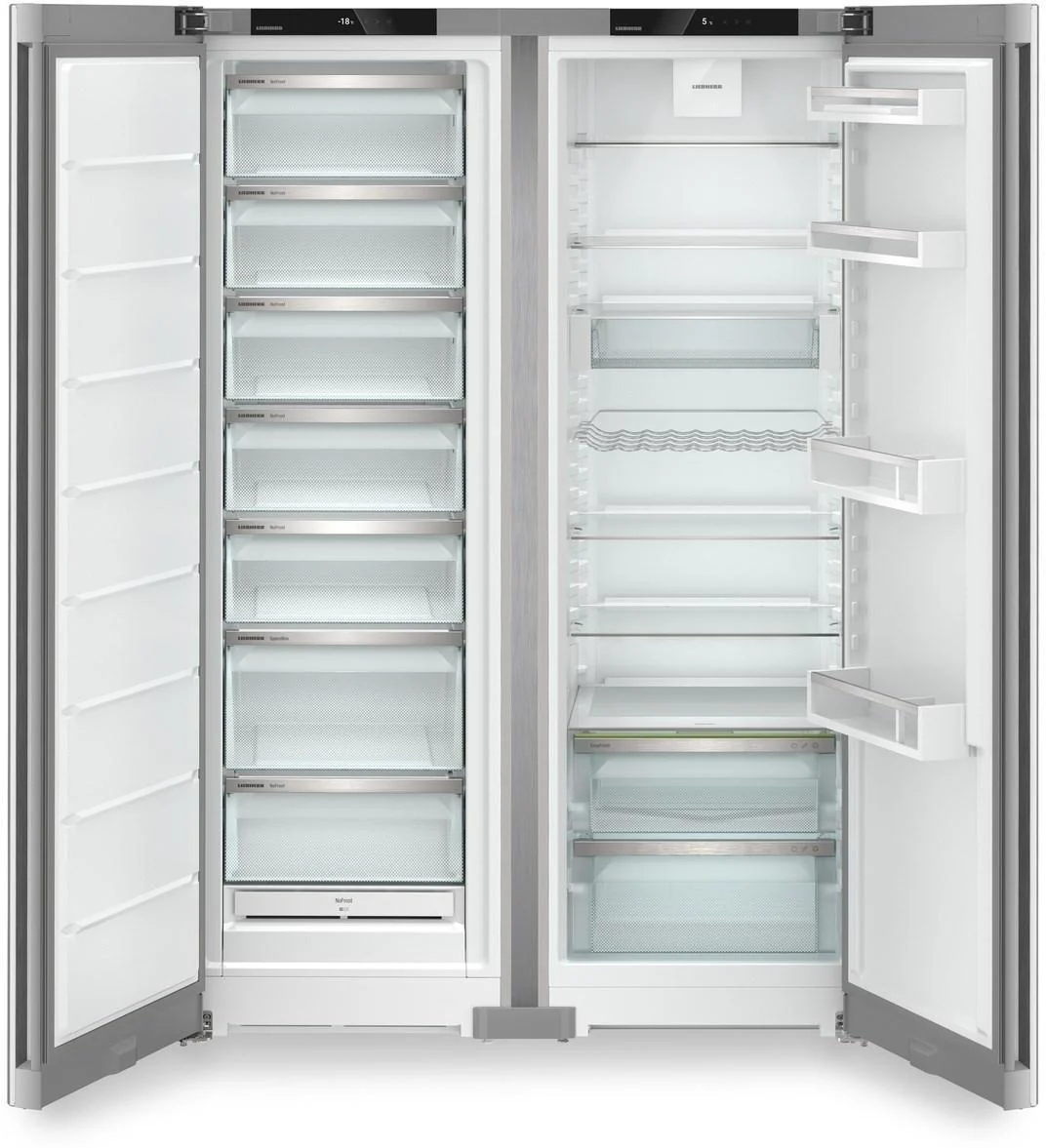 Liebherr Freestanding Fridge Freezer Frost Free XRFSF5220 - Silver - Image 2