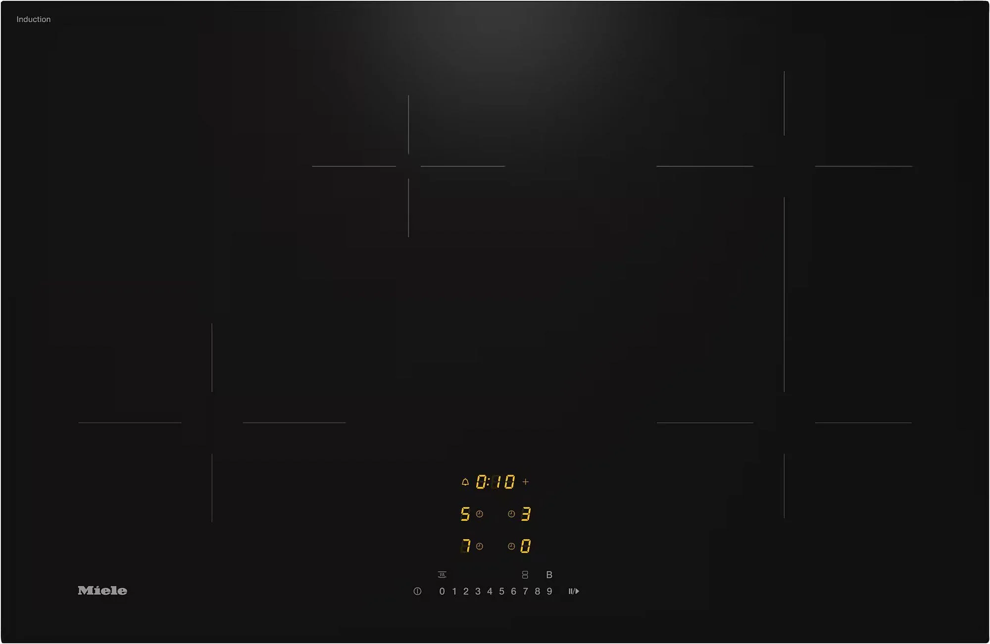 Miele Induction Hob KM7373FL - Black