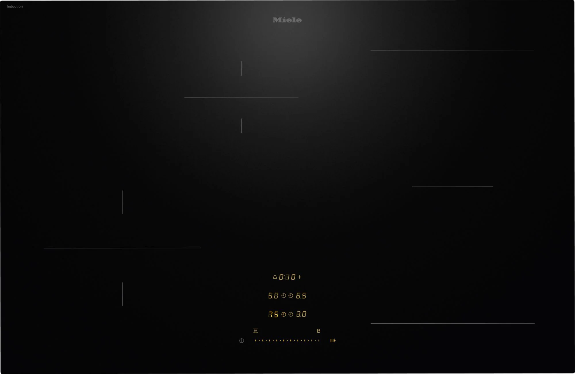 Miele Induction Hob KM8482-FL - Black