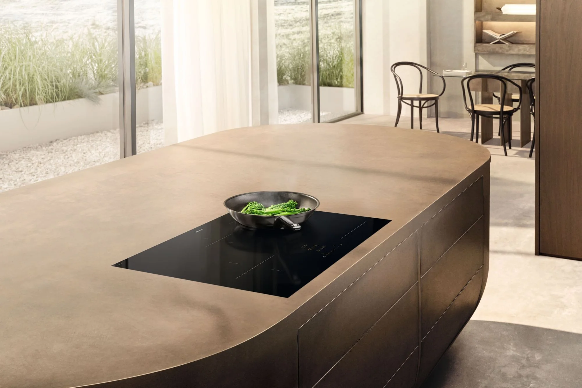 Miele Induction Hob KM8482-FL - Black - Image 3