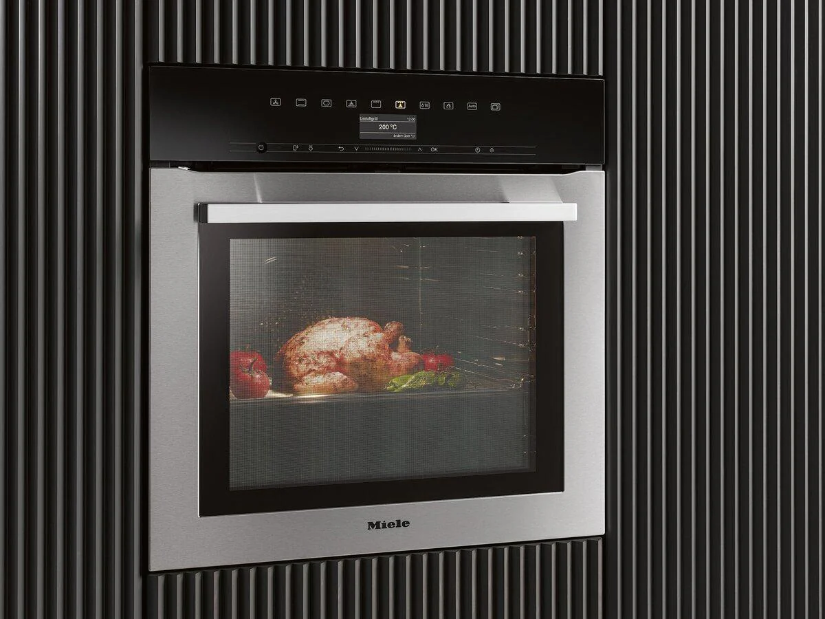 Miele Single Oven Electric H7364BP - Clean Steel - Image 2