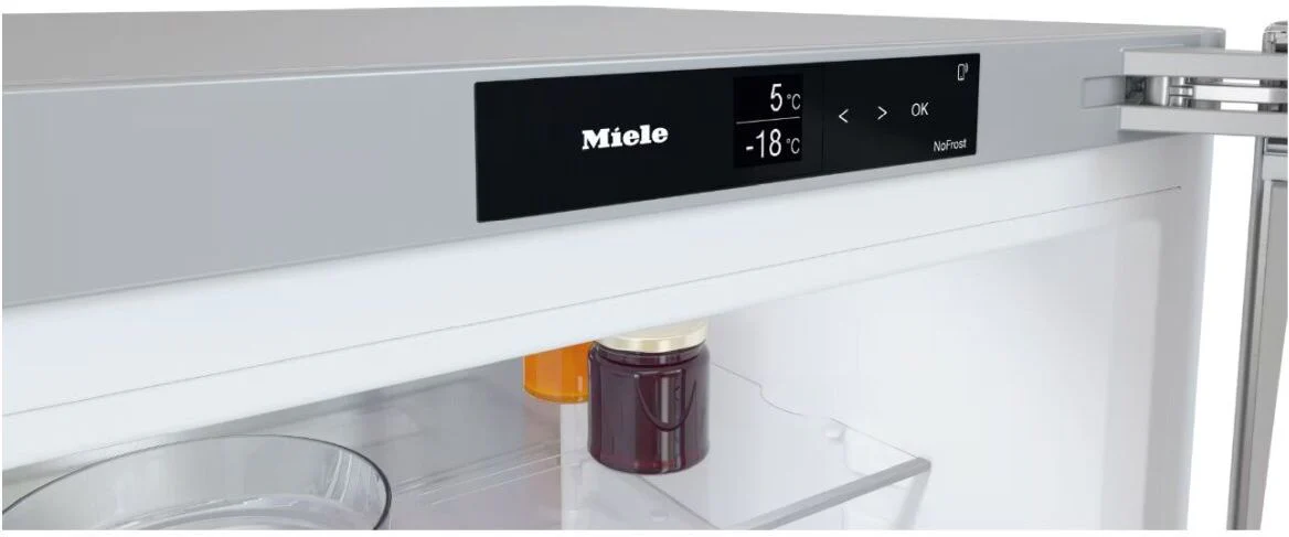 Miele Freestanding Fridge Freezer Frost Free KFN4797CD-CLST - Clean Steel - Image 5
