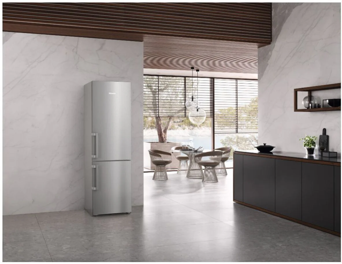Miele Freestanding Fridge Freezer Frost Free KFN4797CD-CLST - Clean Steel - Image 6