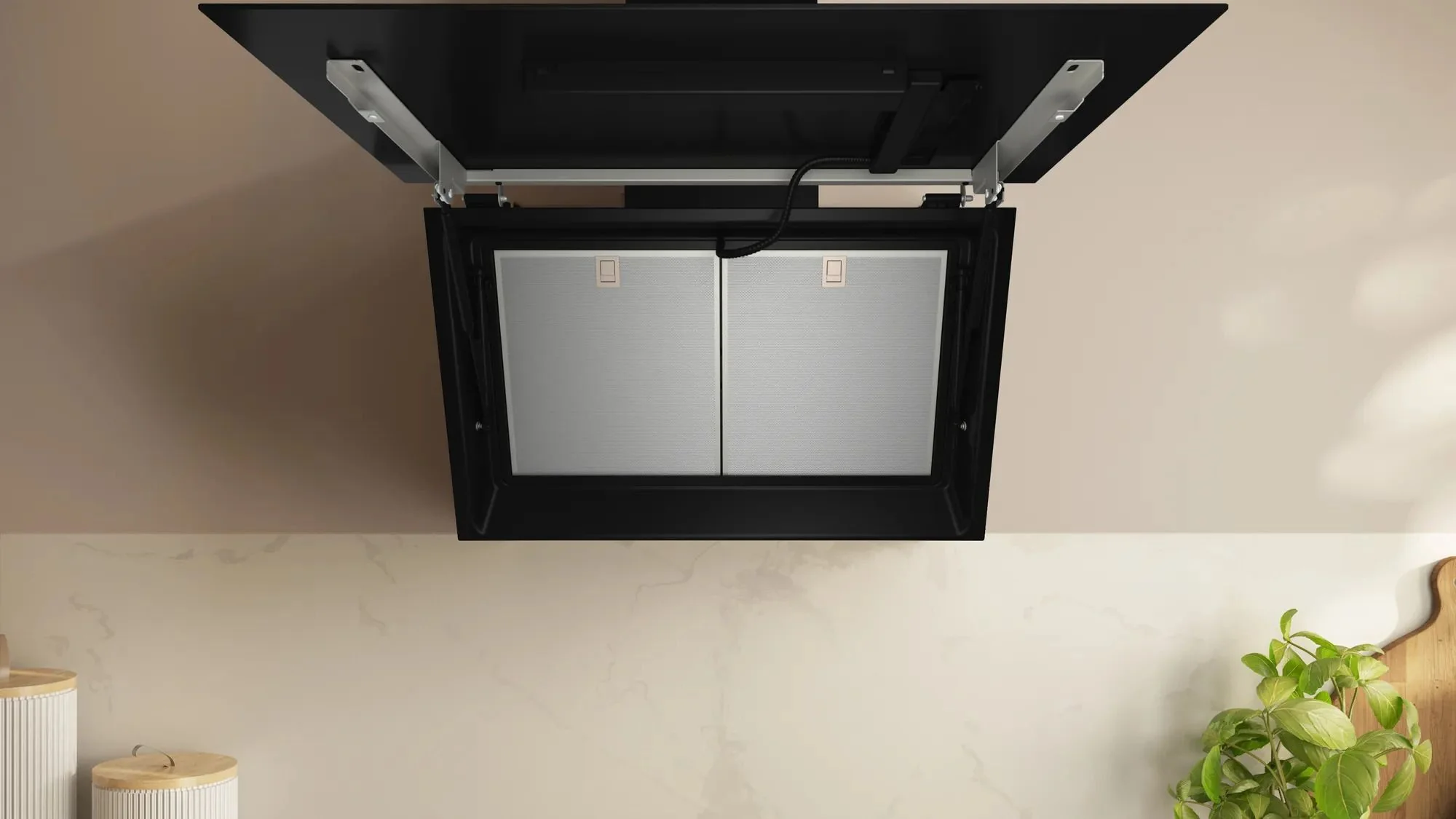 NEFF Angled Hood D88IAN2S0B - Black Glass - Image 6