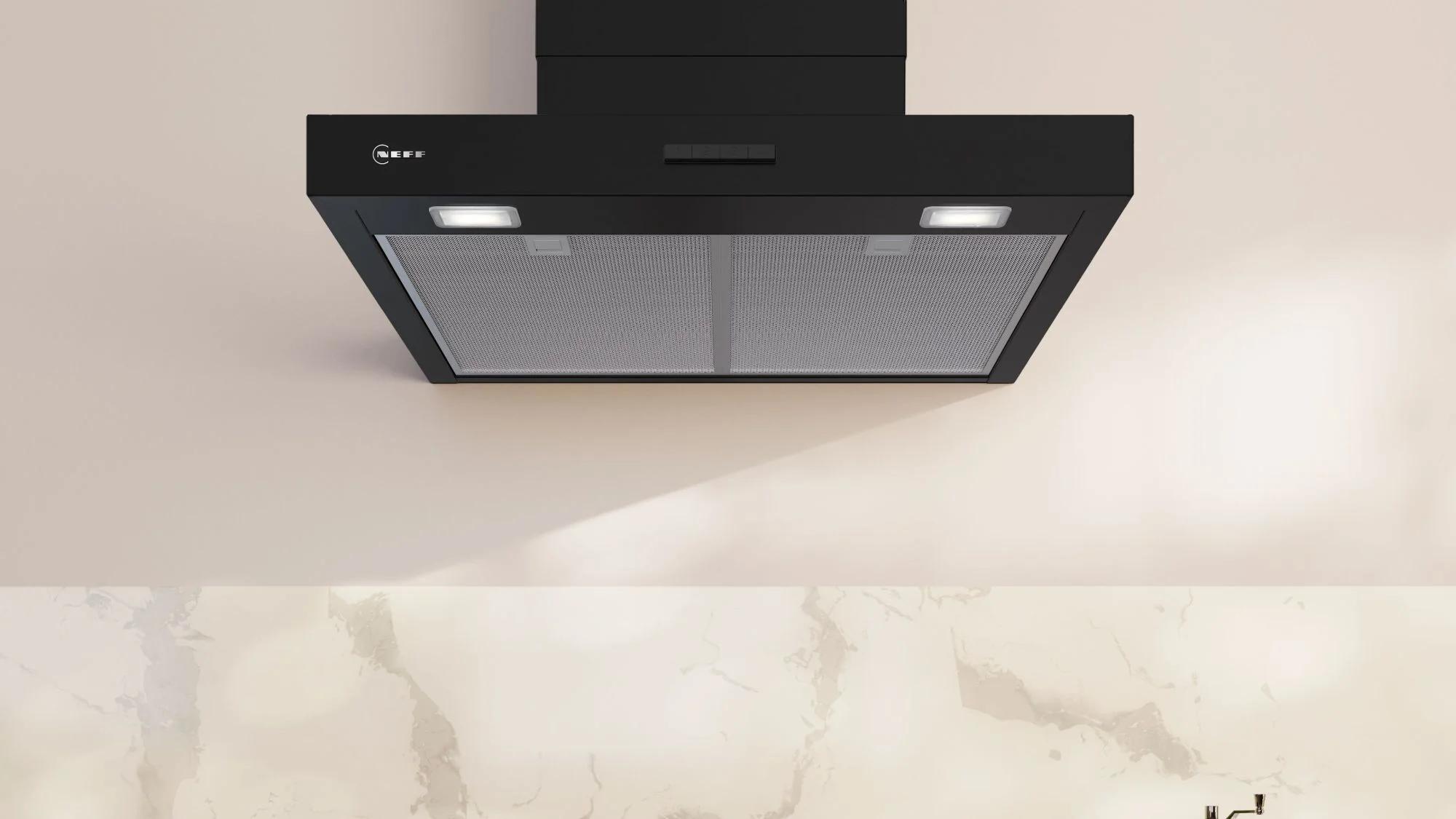 NEFF Chimney Hood D65BCC2S0B - Black - Image 5
