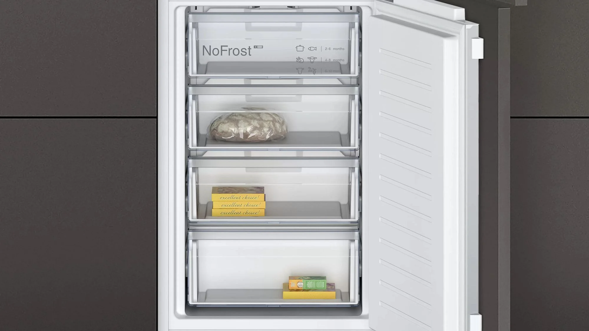NEFF Built In Fridge Freezer Frost Free KI7851FE0G - Fully Integrated - Image 5