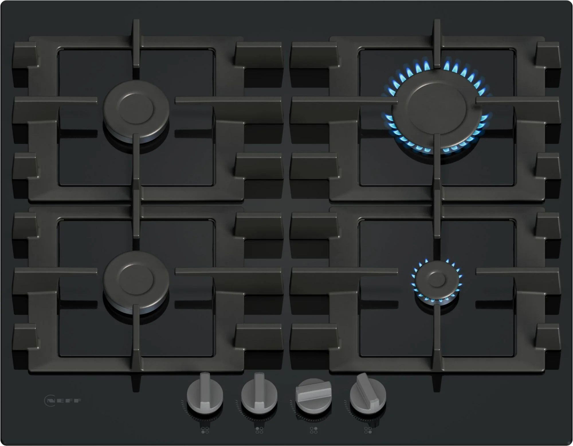 NEFF Gas Hob T26NKP4S0 - Black