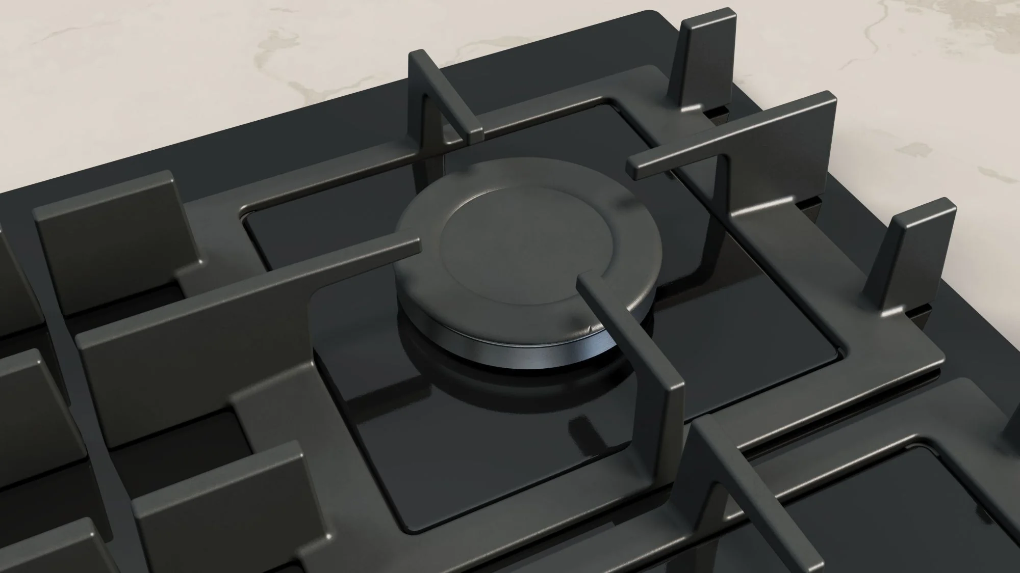 NEFF Gas Hob T26NKP4S0 - Black - Image 3
