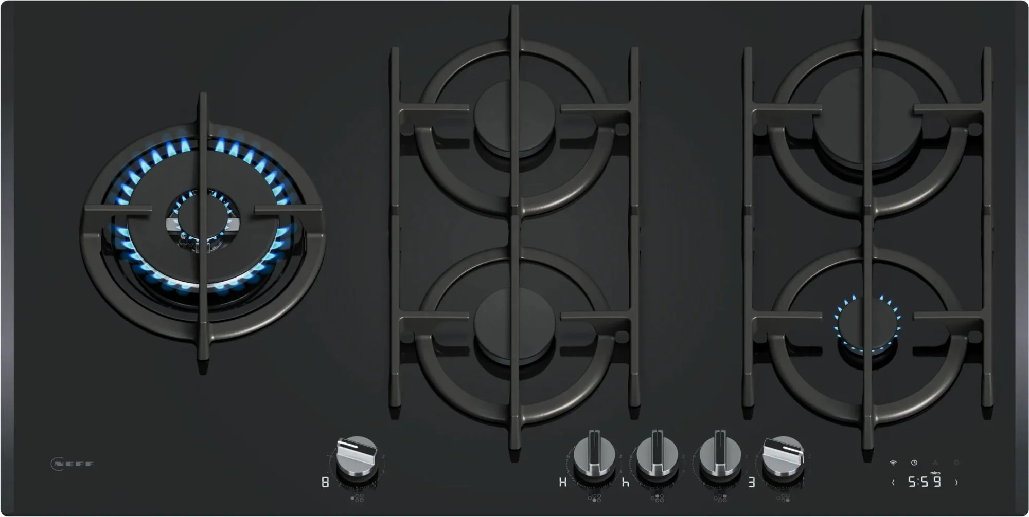 NEFF Gas Hob T29RHS4S0 - Black