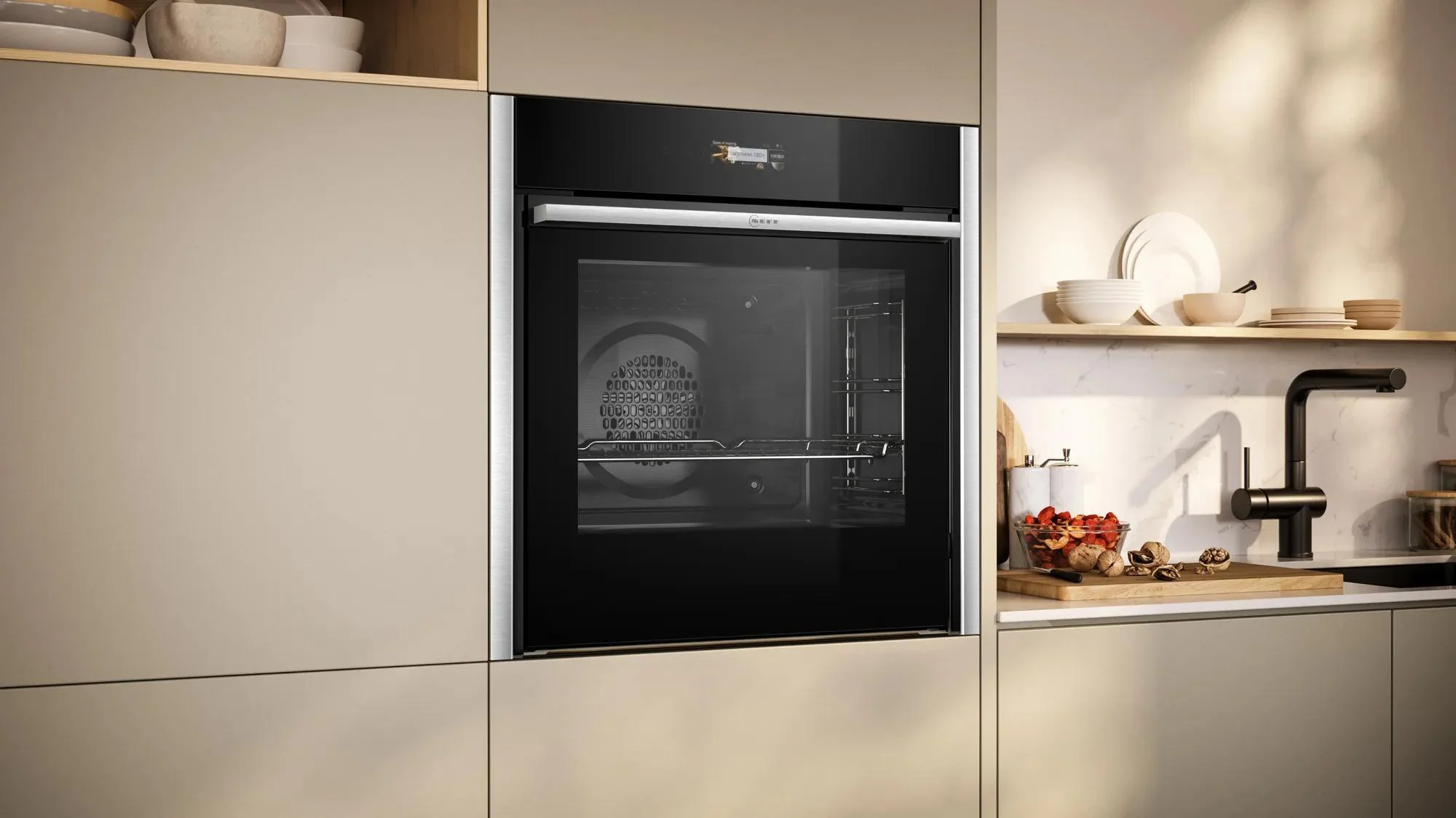 NEFF Single Oven Electric B54CR71N0B-CLEARANCE - Stainless Steel - Image 5