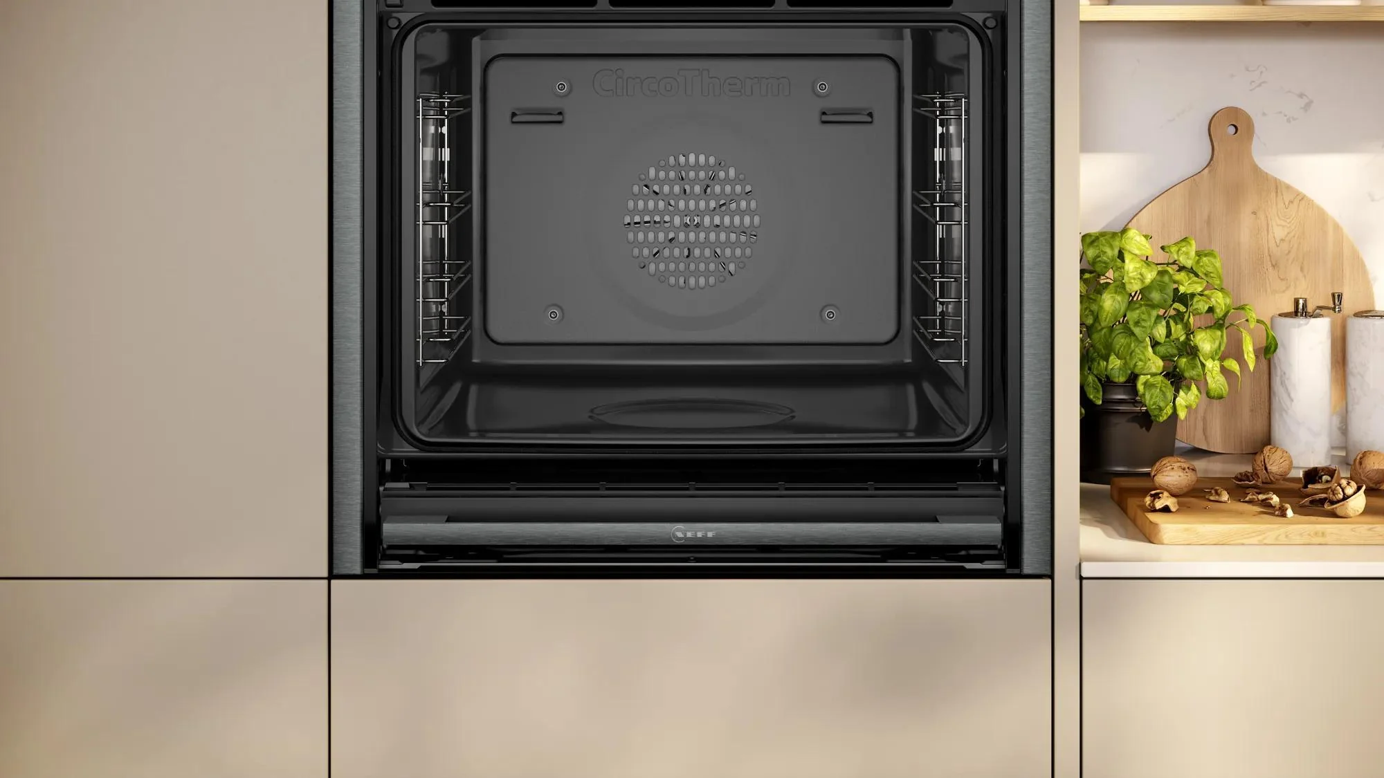 NEFF Single Oven Electric B64FS31G0B - Black / Graphite - Image 3