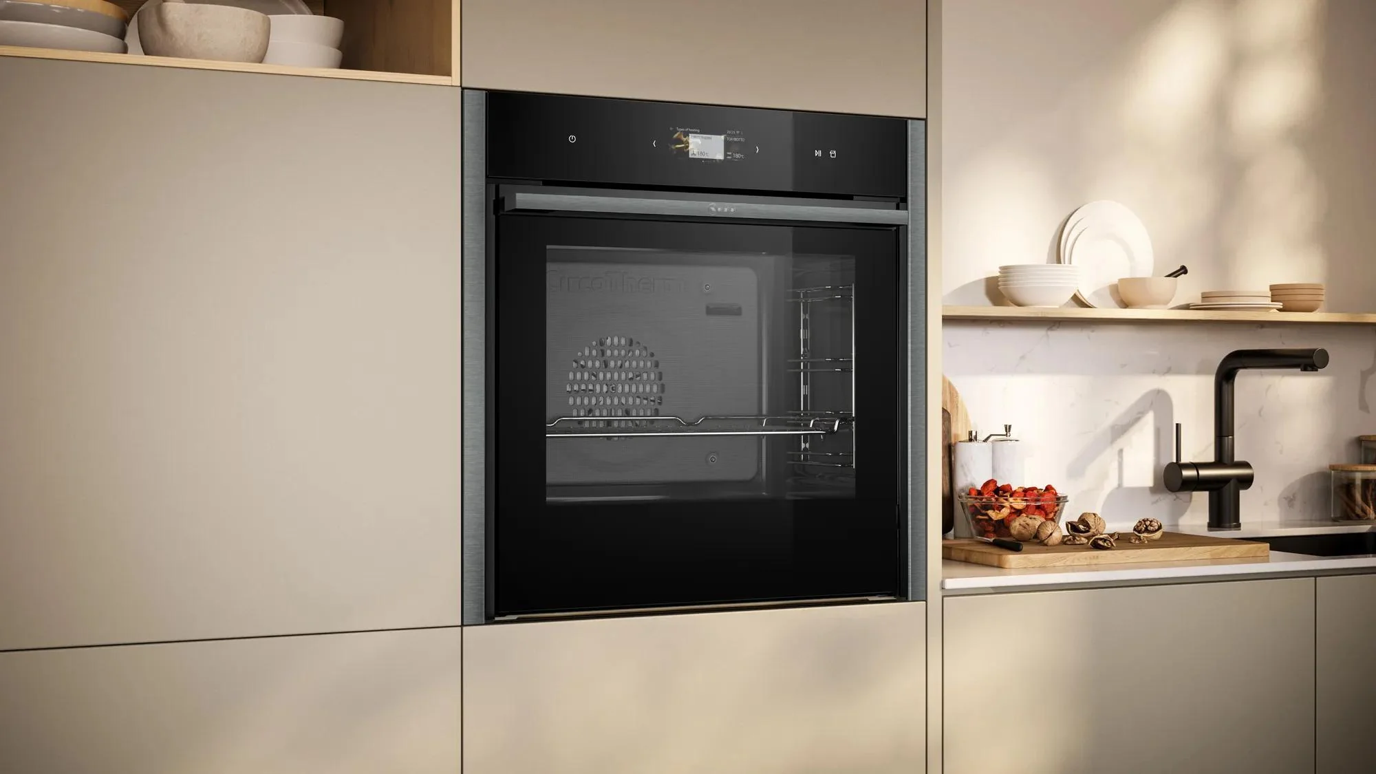 NEFF Single Oven Electric B64FS31G0B - Black / Graphite - Image 6
