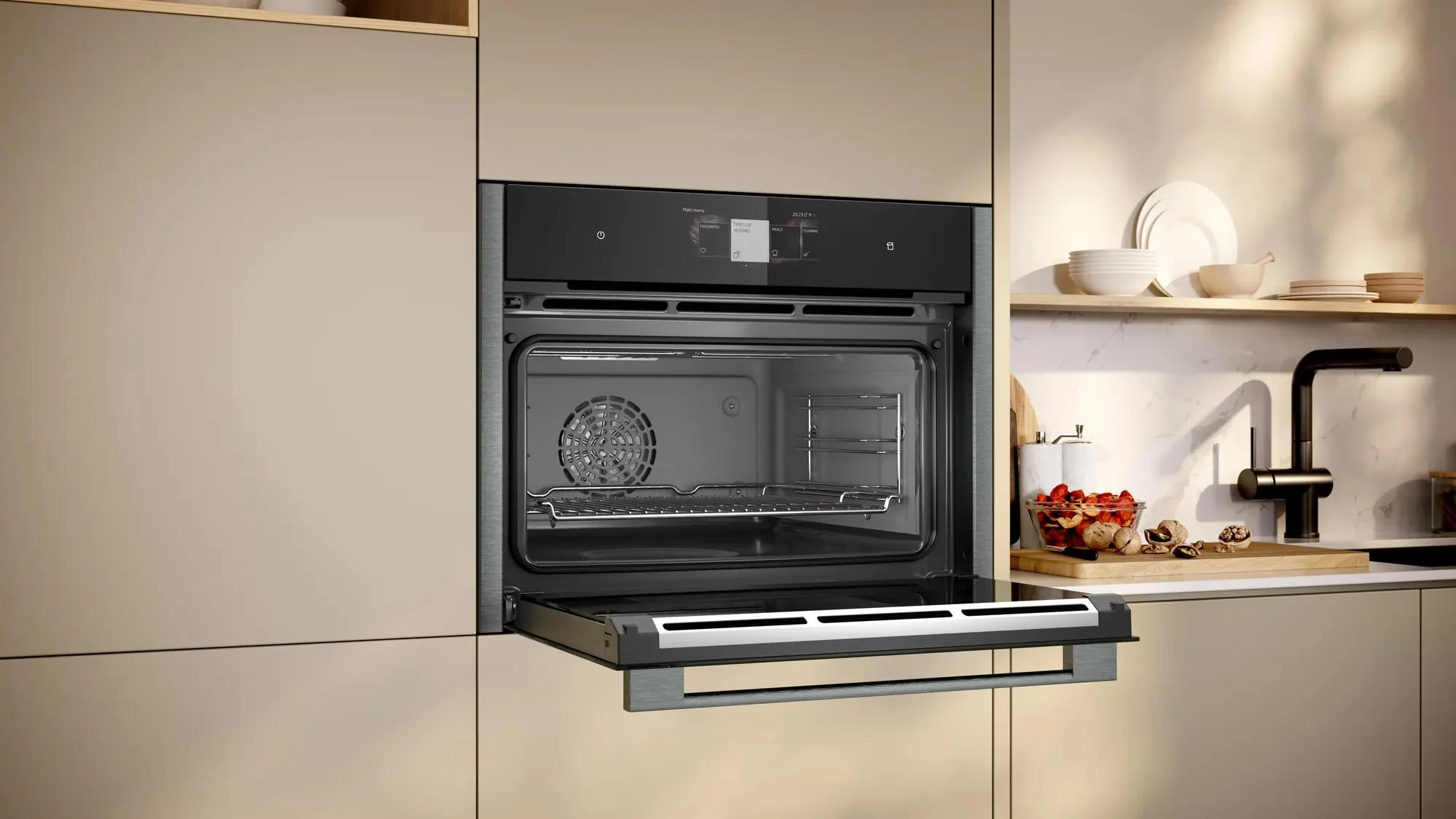NEFF Steam Combi Oven C24FT53G0B - Black / Graphite - Image 4