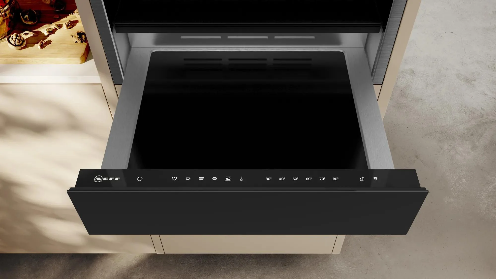 NEFF Warming Drawer N24HA11G1B - Black / Graphite - Image 2