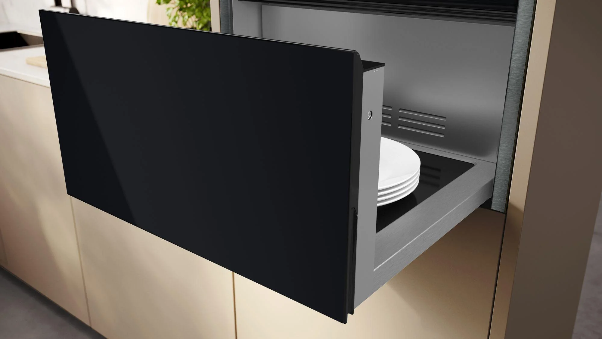 NEFF Warming Drawer N34HA11G1B - Black / Graphite - Image 3